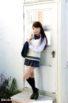 blouse bookbag hirayama_airi kneesocks miniskirt school_uniform skirt sweater_vest rating:Safe score:0 user:nil!