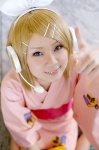 blonde_hair cosplay hair_clips headset hiromichi kagamine_rin steamroller tagme_song vocaloid yukata rating:Safe score:0 user:nil!