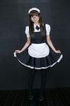 aice apron blouse cosplay glasses hairband jumper maid maid_uniform original skirt skirt_lift thighhighs rating:Safe score:0 user:nil!