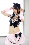 akb48 animal_ears arm_warmers bikini_top cat_ears cosplay miniskirt skirt swimsuit tsukasa_(ii) watanabe_mayu_(cosplay) rating:Safe score:1 user:nil!