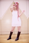 boots cosplay dress flowers hanaka megurine_luka pink_hair vocaloid rating:Safe score:1 user:pixymisa