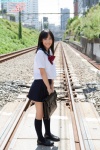 hamada_yuri kneesocks pleated_skirt sailor_uniform school_uniform skirt rating:Safe score:0 user:nil!
