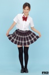 aoba_chieri blouse pleated_skirt ponytail rq-star_602 school_uniform skirt skirt_lift thighhighs zettai_ryouiki rating:Safe score:0 user:nil!