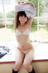 bikini ito_suzuka kneesocks sailor_uniform school_uniform shirt_lift side-tie_bikini swimsuit rating:Safe score:4 user:nil!