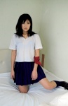 bed blouse kneesocks miss_actress_95 nakamura_miu pleated_skirt school_uniform skirt rating:Safe score:0 user:nil!