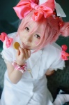 akira_(14568) cosplay dress hairbow original pink_hair thighhighs rating:Safe score:0 user:nil!