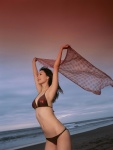 beach bikini cleavage nagasawa_nao ocean scarf swimsuit wet ys_web_233 rating:Safe score:1 user:nil!