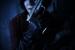 ada_wong blouse cosplay elbow_gloves gloves gun nakura resident_evil_6 rating:Safe score:0 user:pixymisa