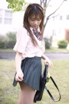blouse costume dgc_0749 pleated_skirt rain school_uniform shigemori_satome skirt skirt_lift wet rating:Safe score:0 user:nil!