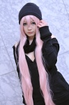 azuki_(ii) cap cosplay megurine_luka pink_hair scarlet_moon_(vocaloid) sweats vocaloid rating:Safe score:1 user:pixymisa