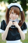 apron cosplay dress hairband hayase_ami maid maid_uniform original twintails rating:Safe score:0 user:nil!