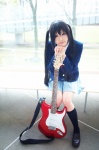 blazer blouse cosplay guitar kneesocks k-on! nakano_azusa narimiya pleated_skirt school_uniform skirt twintails rating:Safe score:0 user:nil!