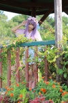 boots capelet cosplay dress enako hat patchouli_knowledge purple_hair touhou rating:Safe score:0 user:nil!
