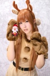 antlers dress narihara_riku paw_gloves twintails rating:Safe score:0 user:pixymisa