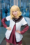 blonde_hair cosplay dress hiokichi jacket oomuro_sakurako yellow_eyes yuruyuri rating:Safe score:0 user:pixymisa