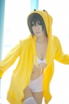 bikini_top cleavage cosplay hoodie original sakuragi_mui shorts swimsuit thighhighs wooser rating:Safe score:2 user:nil!