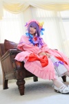 amatsuka_miyu cosplay dress hat patchouli_knowledge purple_hair robe thighhighs touhou rating:Safe score:0 user:nil!