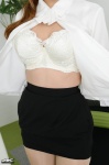 4k-star_241 blouse bra miniskirt momoyui open_clothes pantyhose ponytail sheer_legwear skirt rating:Safe score:0 user:nil!