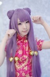 cosplay double_bun kyouka purple_hair qipao ranma_1/2 shampoo rating:Safe score:0 user:nil!
