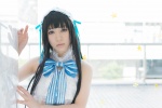 bows chitanda_eru cosplay croptop hairband hair_ribbons hyouka ribbon yaya rating:Safe score:0 user:pixymisa