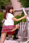 blouse costume dgc_0755 fukunaga_megumi kneesocks pleated_skirt school_uniform skirt rating:Safe score:0 user:nil!
