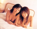 bed bikini cleavage kumada_youko swimsuit yasuda_misako young_champion_extra_2005 rating:Safe score:1 user:nil!