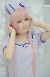 cosplay dress koiiro_byoutou_(vocaloid) megurine_luka nana nurse nurse_cap nurse_uniform pink_hair vocaloid rating:Safe score:0 user:nil!