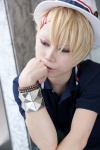 blonde_hair cosplay genderswap hat polo_shirt shizuki_minato sho_kurusu uta_no_prince-sama rating:Safe score:0 user:pixymisa