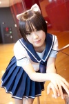 cosplay hairbow kipi love_plus pleated_skirt sailor_uniform school_uniform skirt takane_manaka rating:Safe score:0 user:pixymisa