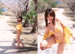 bikini blouse cleavage kimochi_no_chikara oota_chiaki open_clothes side-tie_bikini swimsuit rating:Safe score:1 user:nil!