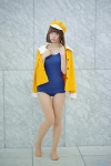 bakemonogatari cosplay hat hiiragi_haruka jacket pantyhose sengoku_nadeko sheer_legwear swimsuit rating:Safe score:1 user:pixymisa