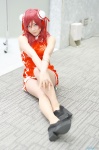 cosplay double_bun love_live!_school_idol_project mamitan nishikino_maki qipao red_hair rating:Safe score:1 user:nil!