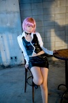 blouse choker cosplay croptop miniskirt pachi-slot_sengen_rio_de_carnival pink_hair rio_rollins_tachibana skirt tachibana_minami vest rating:Safe score:1 user:nil!