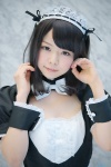 apron bowtie collar cosplay hairband ichinomiya_kanna maid maid_uniform original wristband rating:Safe score:1 user:pixymisa