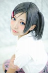 asae_ayato blouse blue_eyes cosplay hair_clips hentai_ouji_to_warawanai_neko pleated_skirt side_ponytail silver_hair skirt tsutsukakushi_tsukiko rating:Safe score:0 user:pixymisa