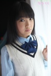 blouse school_uniform shiina_momo sweater_vest rating:Safe score:0 user:nil!