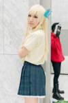 blonde_hair blouse boku_wa_tomodachi_ga_sukunai cosplay kashiwazaki_sena pleated_skirt school_uniform skirt yuushi rating:Safe score:0 user:pixymisa