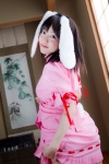 animal_ears bunny_ears cosplay dress dress_lift inaba_tewi shino_kei touhou rating:Safe score:0 user:bored_man