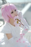 asakura_irori cosplay dress elbow_gloves gloves original pink_hair tiara rating:Safe score:0 user:nil!