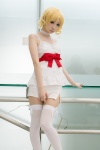 blouse bow catherine catherine_(game) choker cosplay mai skirt thighhighs zettai_ryouiki rating:Safe score:3 user:pixymisa