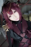 bodysuit bra cosplay fate/grand_order purple_hair saku scathach_(fate/grand_order) shadow_queen rating:Safe score:1 user:nil!