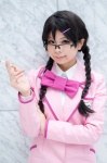 blazer blouse cosplay glasses hair_clips kakko-kawaii_sengen! kao-chan school_uniform suu twin_braids rating:Safe score:1 user:nil!