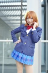 blazer blouse cosplay kousaka_honoka kuon love_live!_school_idol_project pleated_skirt red_hair school_uniform skirt rating:Safe score:0 user:nil!