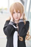 aisaka_taiga blonde_hair cosplay sailor_uniform school_uniform taiga_chihiro toradora! rating:Safe score:0 user:nil!