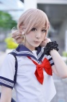 blonde_hair bookbag cosplay sailor_uniform school_uniform tagme_character tagme_series tamago twin_buns rating:Safe score:2 user:nil!