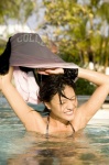 bikini_top miyazawa_sae pool shirt_lift swimsuit tshirt wet wpb_117 rating:Safe score:0 user:nil!