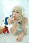 blonde_hair chii_(chobits) chobits cosplay dress hairband hair_ribbons twintails yae_maiko rating:Safe score:0 user:pixymisa