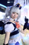 aikatsu! blouse cosplay crown gloves miniskirt nene_(ii) silver_hair skirt toudou_yurika twintails vest wings rating:Safe score:0 user:nil!