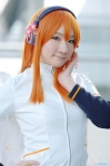 beatmania_iidx blouse cosplay hairband kishigami_hana orange_hair umegiri_iroha rating:Safe score:0 user:nil!