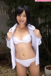 bikini blouse cleavage miyano_hitomi open_clothes school_uniform swimsuit rating:Safe score:1 user:nil!